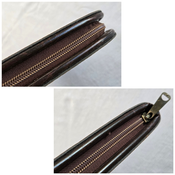 Vintage Portfolio Organizer Brown Leatherette Executive Brief Program AT&T 1983 - Picture 12 of 14